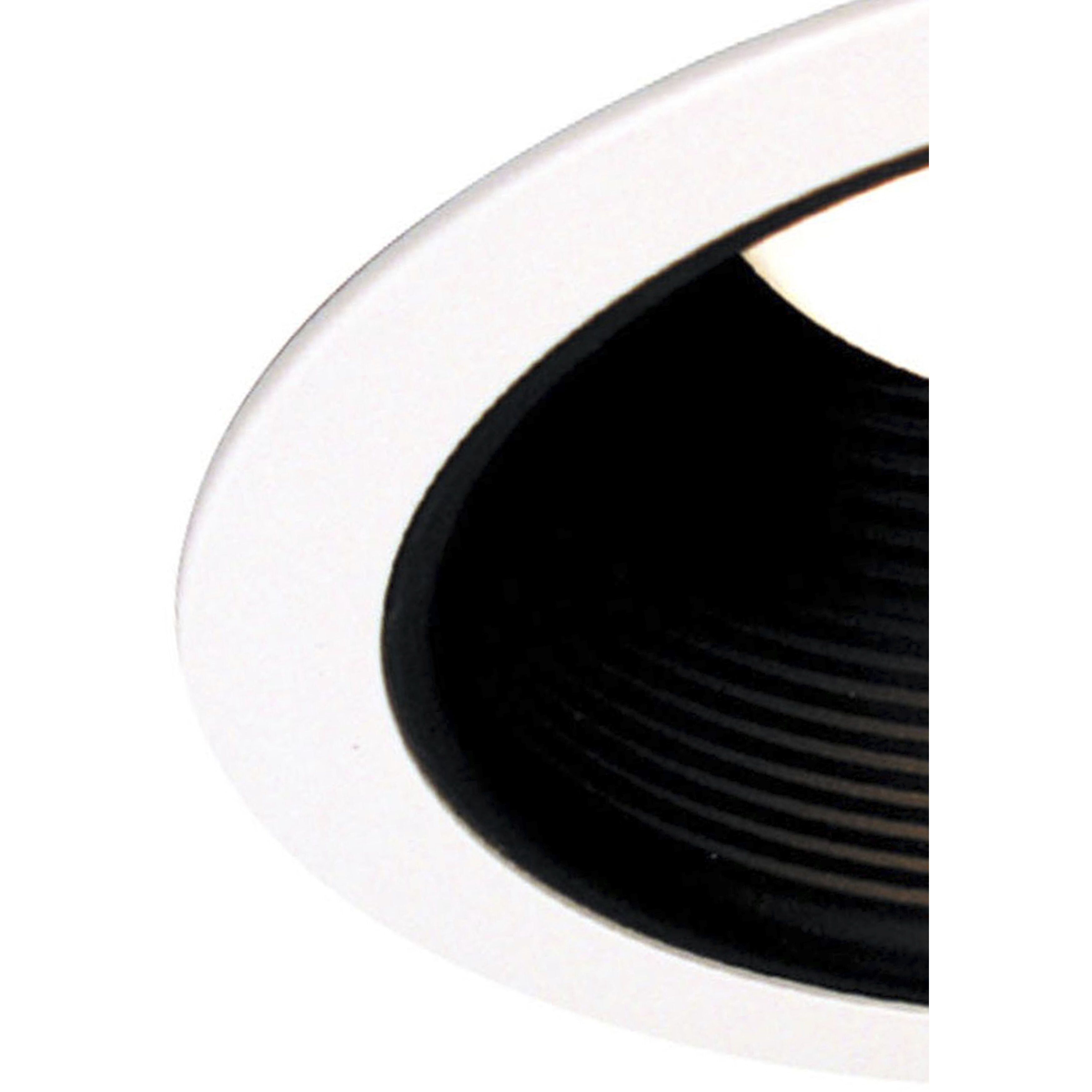 Intra White with Black Recessed Trim