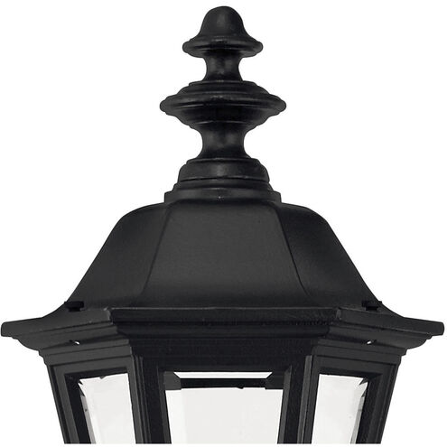 Estate Series Manor House LED 18 inch Black Outdoor Wall Mount Lantern, Small