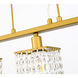 Taylor 3 Light 22 inch Brass Pendant Ceiling Light