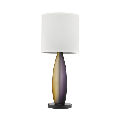 Elixer 30 inch 100.00 watt Ebony Lacquer Table Lamp Portable Light