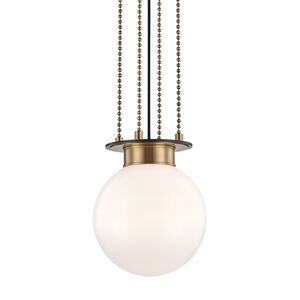 Gunther 1 Light 11 inch Aged Old Bronze Pendant Ceiling Light