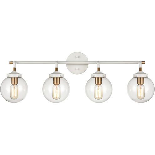 Boudreaux 4 Light 33.00 inch Bathroom Vanity Light