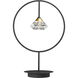 Hope 19.75 inch 3 watt Black and Metallic Gold Table Lamp Portable Light
