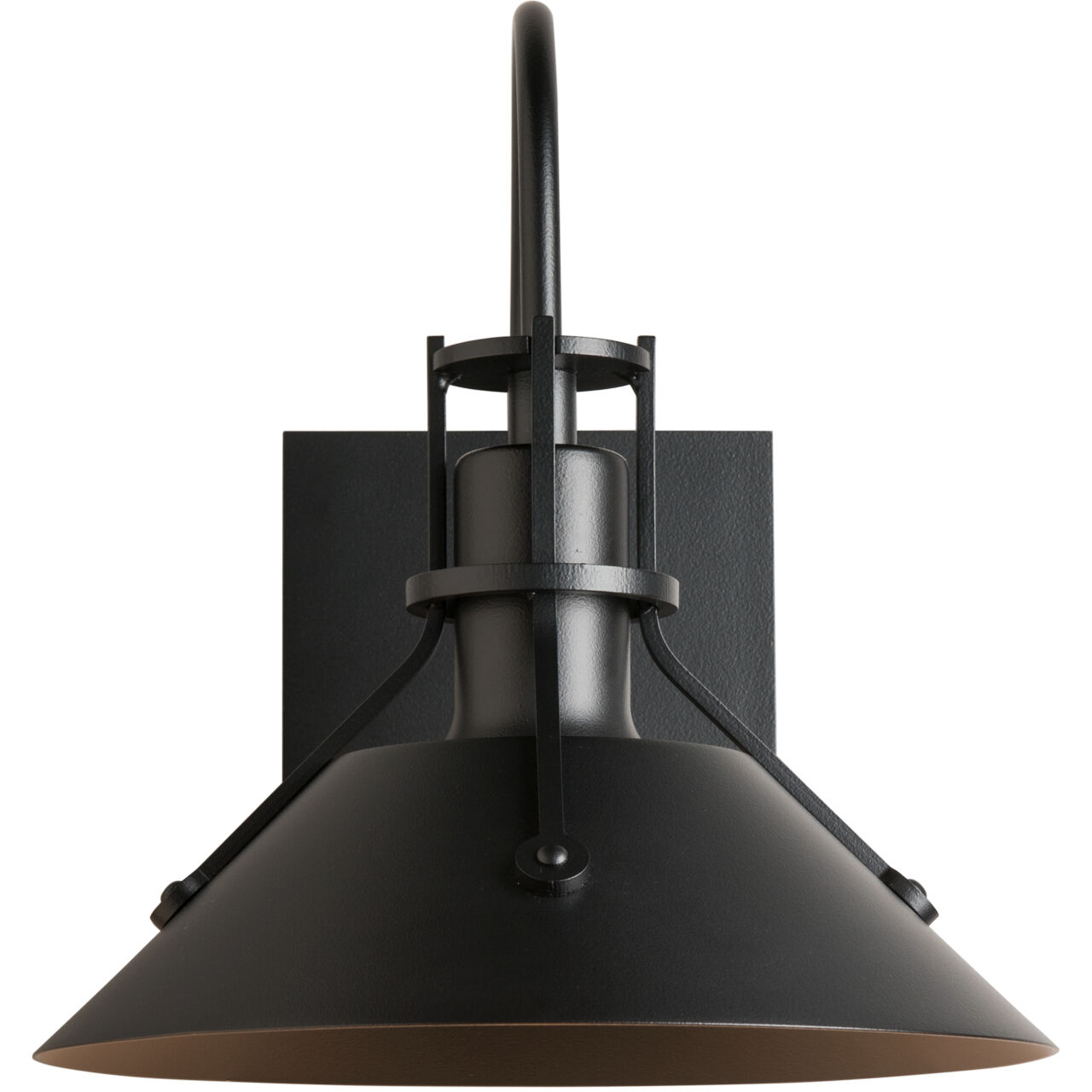 Henry 1 Light 10.5 inch Coastal Black Outdoor Sconce, Small