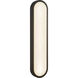 Alora Mood Evelyn 5.25 inch Matte Black and Alabaster Bath Vanity Light Wall Light