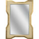 Vanessa 48 X 34 inch Brown and Gold Mirror