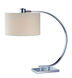 Axis 21 inch 60.00 watt Chrome Table Lamp Portable Light