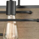 Copley 4 Light 27 inch Matte Black with Aspen Vanity Light Wall Light