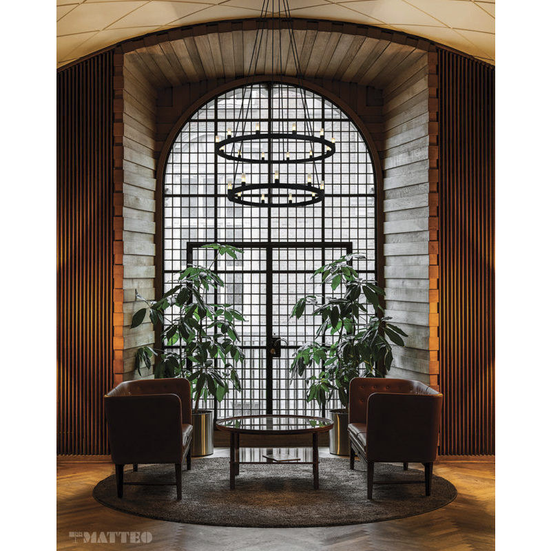 Cascadian 21 Light 39.38 inch Matte Black Chandelier Ceiling Light