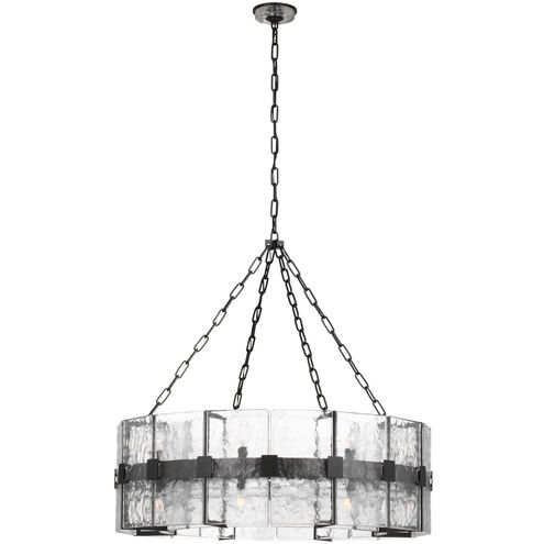 Suzanne Kasler Solera LED 37.25 inch Bronze Barrel Chandelier Ceiling Light