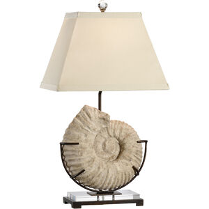 Waterfront 32 inch 100 watt Natural Table Lamp Portable Light