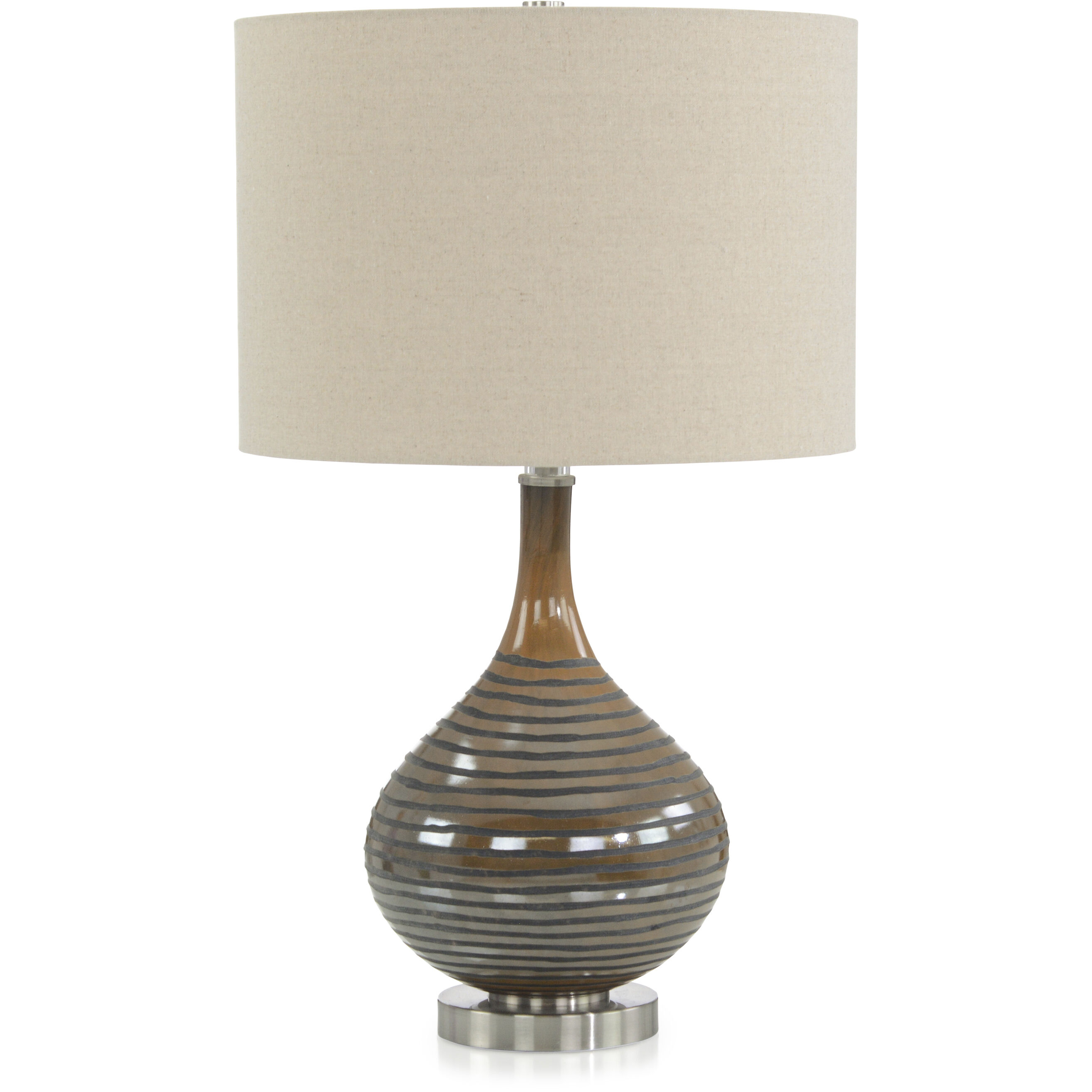 Leah Chestnut Brown Table Lamp Portable Light