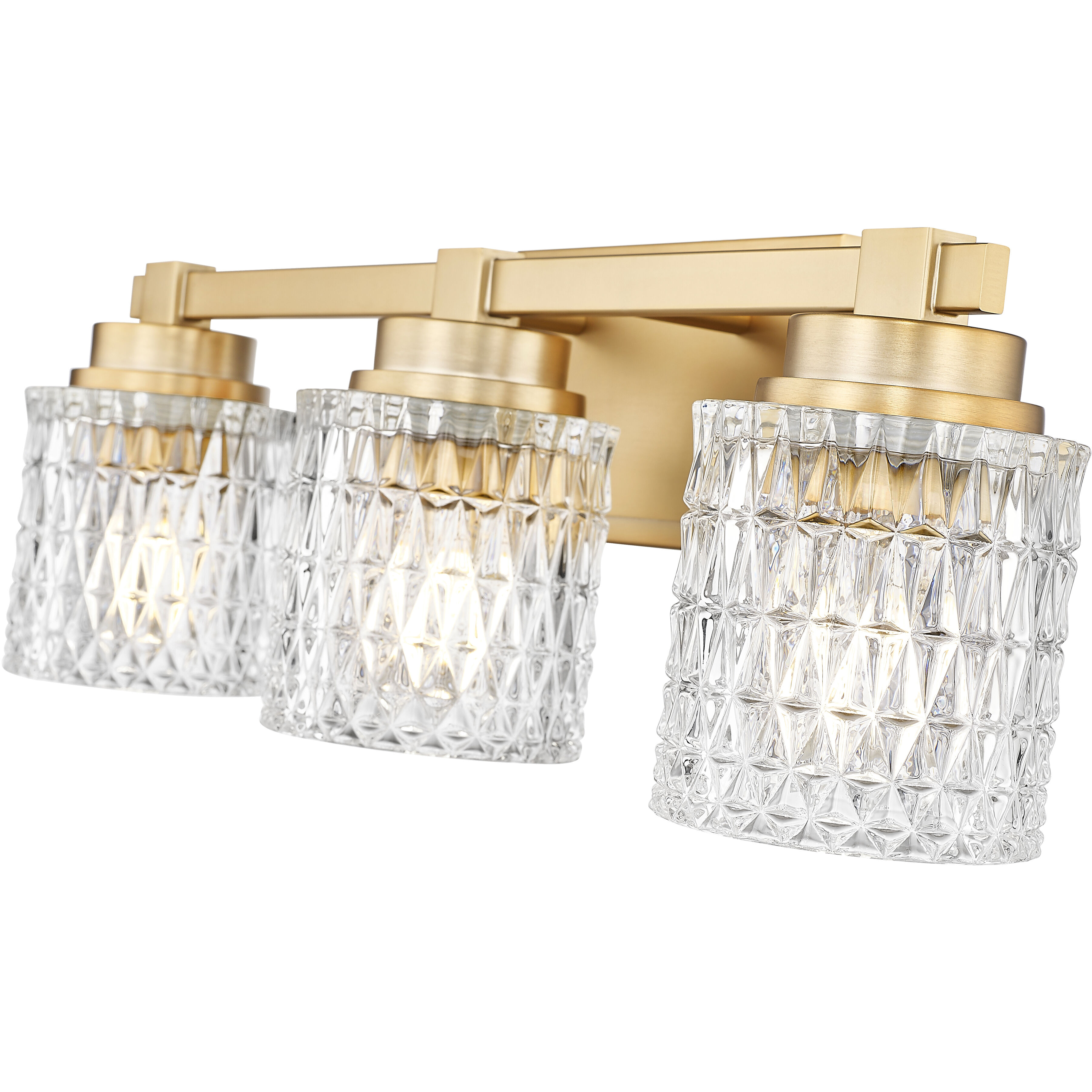 Jacqueline Vanity Wall Light in Modern Gold