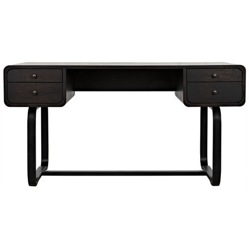 Voltes 60 X 26 inch Ebony Walnut Desk