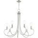 Bari 7 Light 30 inch Brushed Nickel Chandelier Ceiling Light
