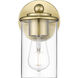 Thayer 1 Light 4.75 inch Luxe Gold Wall Sconce Wall Light