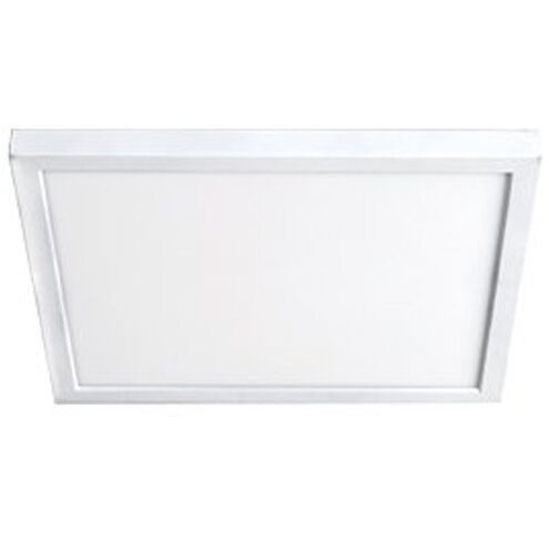Square LED 7 inch White Flush Mount Ceiling Light in 3500K
