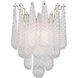 Ollie Bath Wall Light in Sand Glass Clear