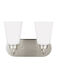 Kerrville 2 Light 12 inch Brushed Nickel Wall Bath Fixture Wall Light