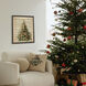 Christmas Tree Green and Beige and Multi and Red Framed Art, Propac