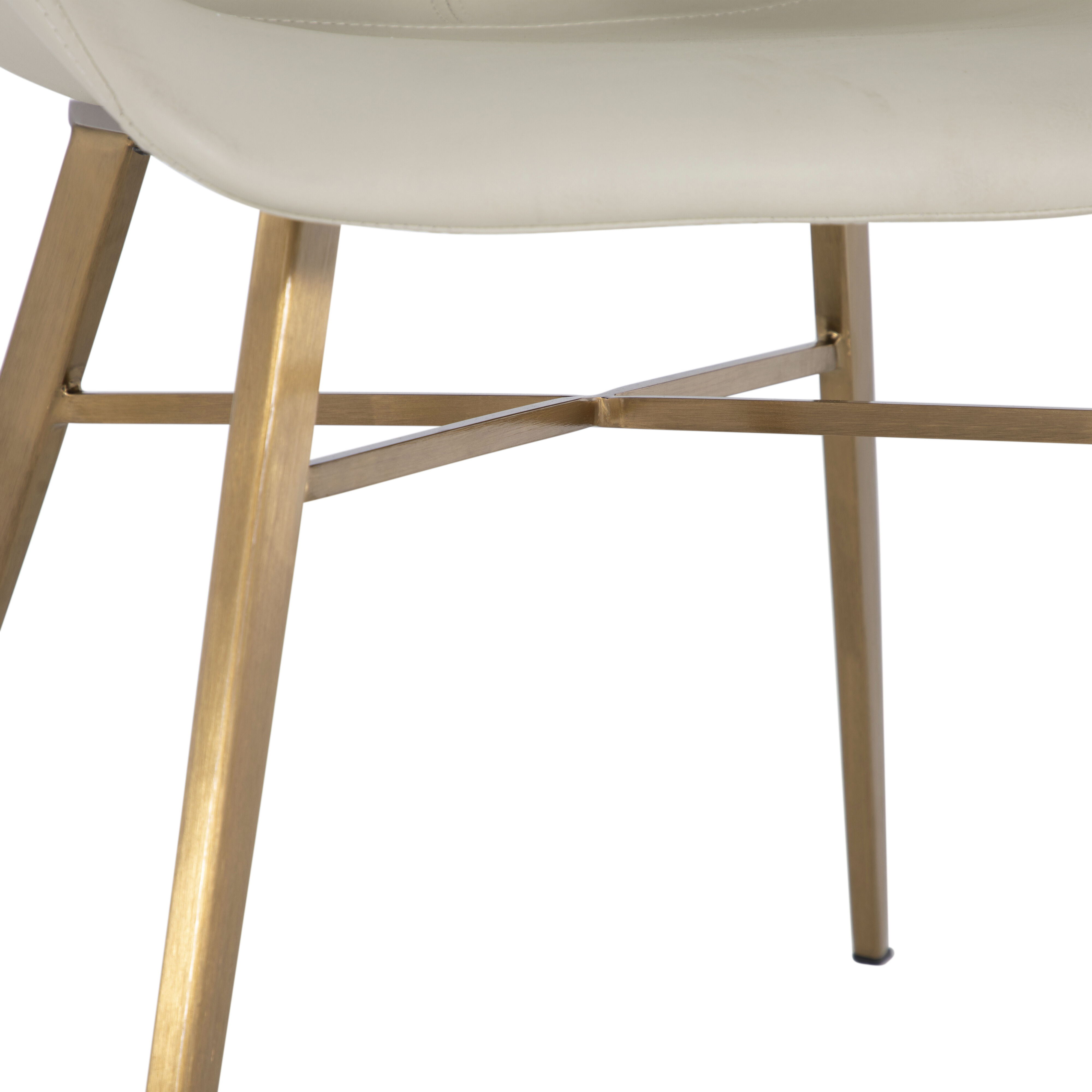 Channing White & Ivory / Yellow Dining Chair