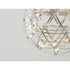 Canada LED 17.7 inch Satin Nickel Chandelier Ceiling Light