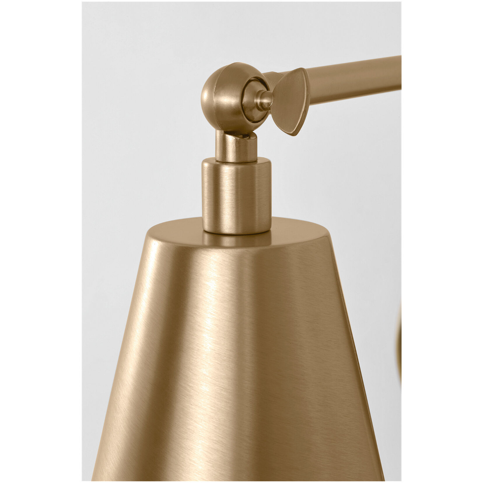 Drae LED 8.13 inch Satin Brass Task Sconce Wall Light