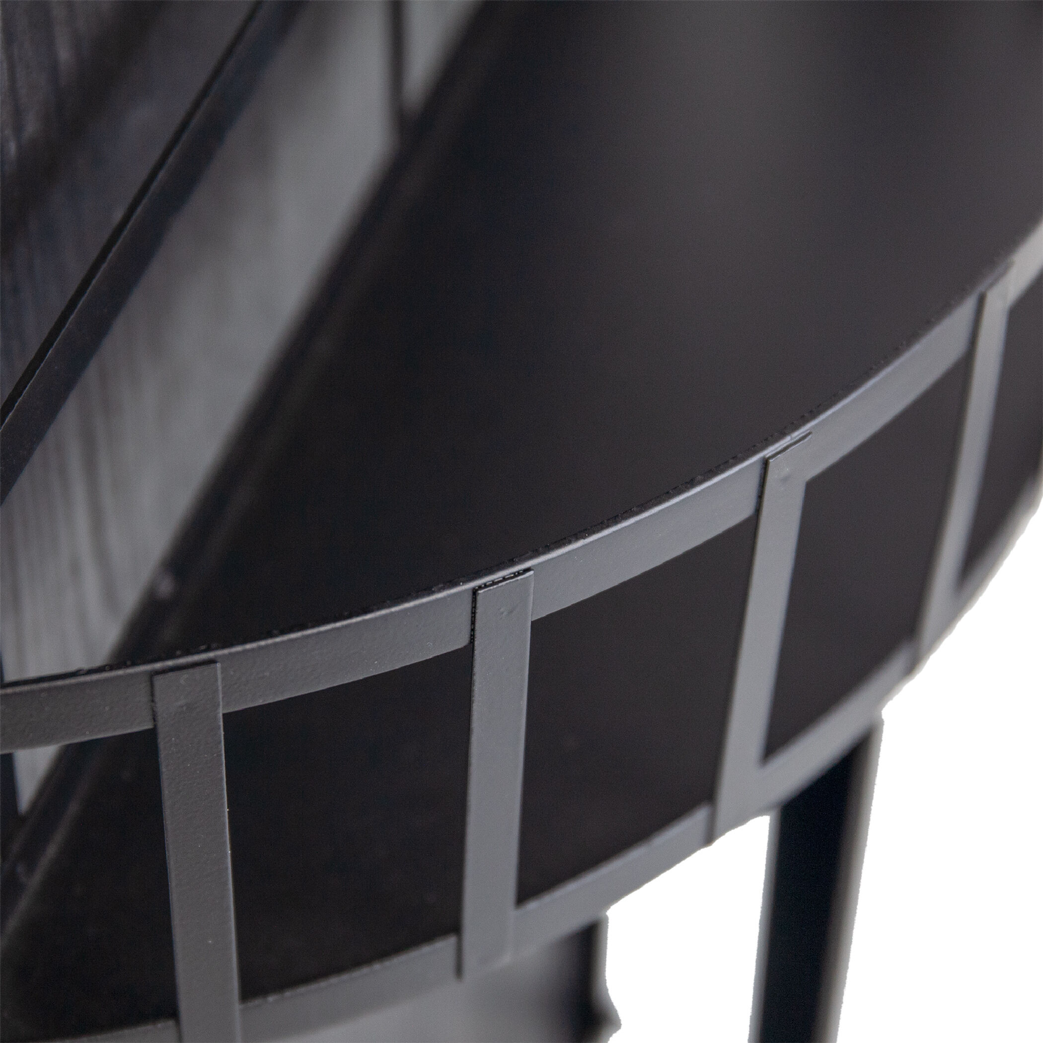 Full 77.8 X 18.1 inch Black Mirror