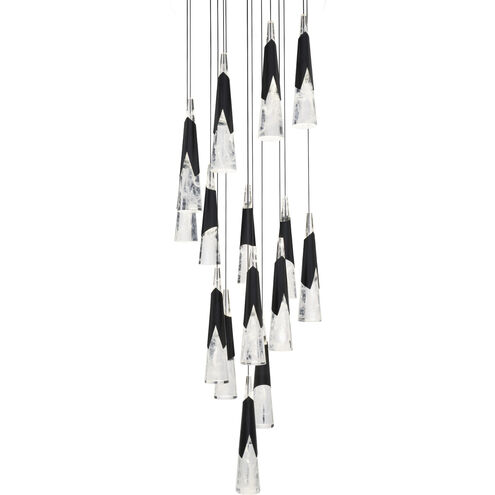 Kilt 15 Light 23 inch Black Multi-Light Pendant Ceiling Light