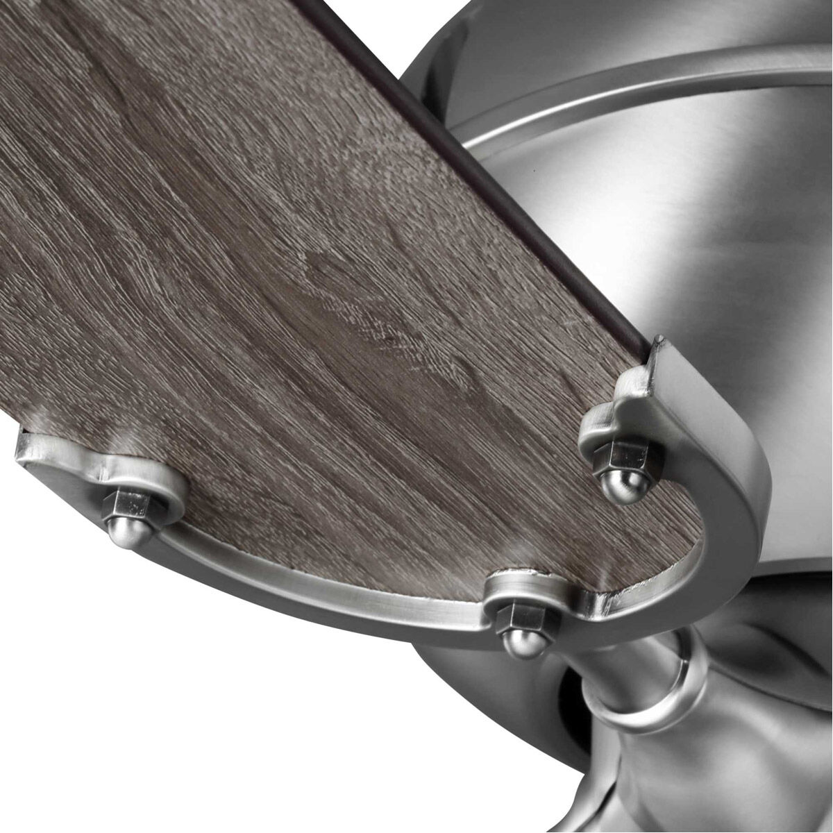 Royer 56 inch Antique Nickel with Chestnut Blades Ceiling Fan