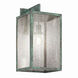 Westbrook 1 Light 17.75 inch Verde Green Outdoor Sconce in Seedy Glass, Brass Traditions by Innovations Lighting