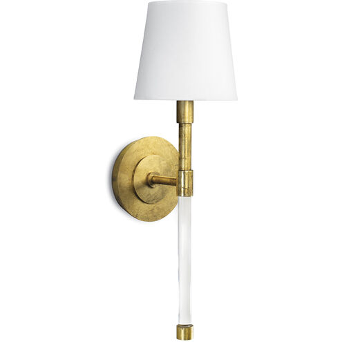 Southern Living Auburn 1 Light 6 inch Gold Leaf Wall Sconce Wall Light