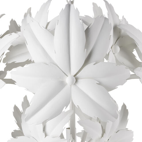 Sweetbriar 4 Light 18 inch Gesso White and Painted Gesso White Chandelier Ceiling Light
