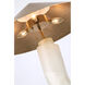 Kelly Wearstler Lemaire 28 inch 6.5 watt Alabaster Table Lamp Portable Light, Large
