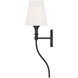 Mairbourne 1 Light 6.5 inch Matte Black Indoor Wall Sconce Wall Light