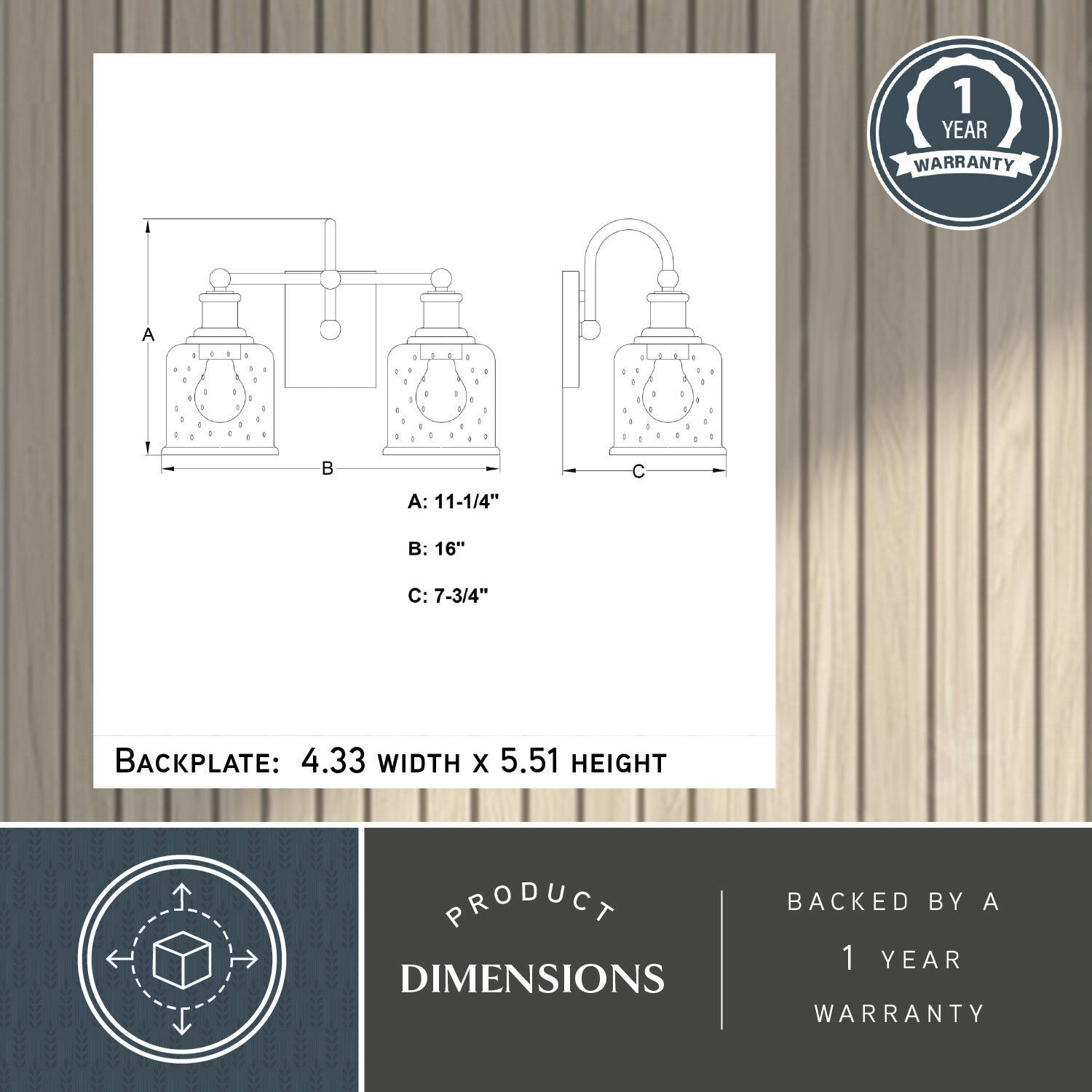 Northbrook 2 Light 16 inch Matte Black Bathroom Light Wall Light