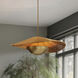 Nestor 3 Light 36 inch Legacy Brass Pendant Ceiling Light