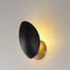 Maris 1 Light 5.5 inch Black and Natural Aged Brass Wall Sconce Wall Light