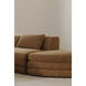 Lowtide 15.35 inch Yellow Curved Ottoman