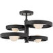 Sloane 4 Light 21 inch Matte Black Chandelier Ceiling Light, Mini