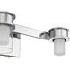 Herald Square LED 30 inch Chrome Bath Light Wall Light