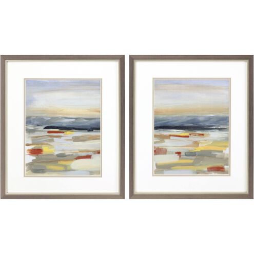 Abstract Collection Blue Framed Art