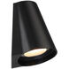 Mod Outdoor Wall Light in Black, dweLED
