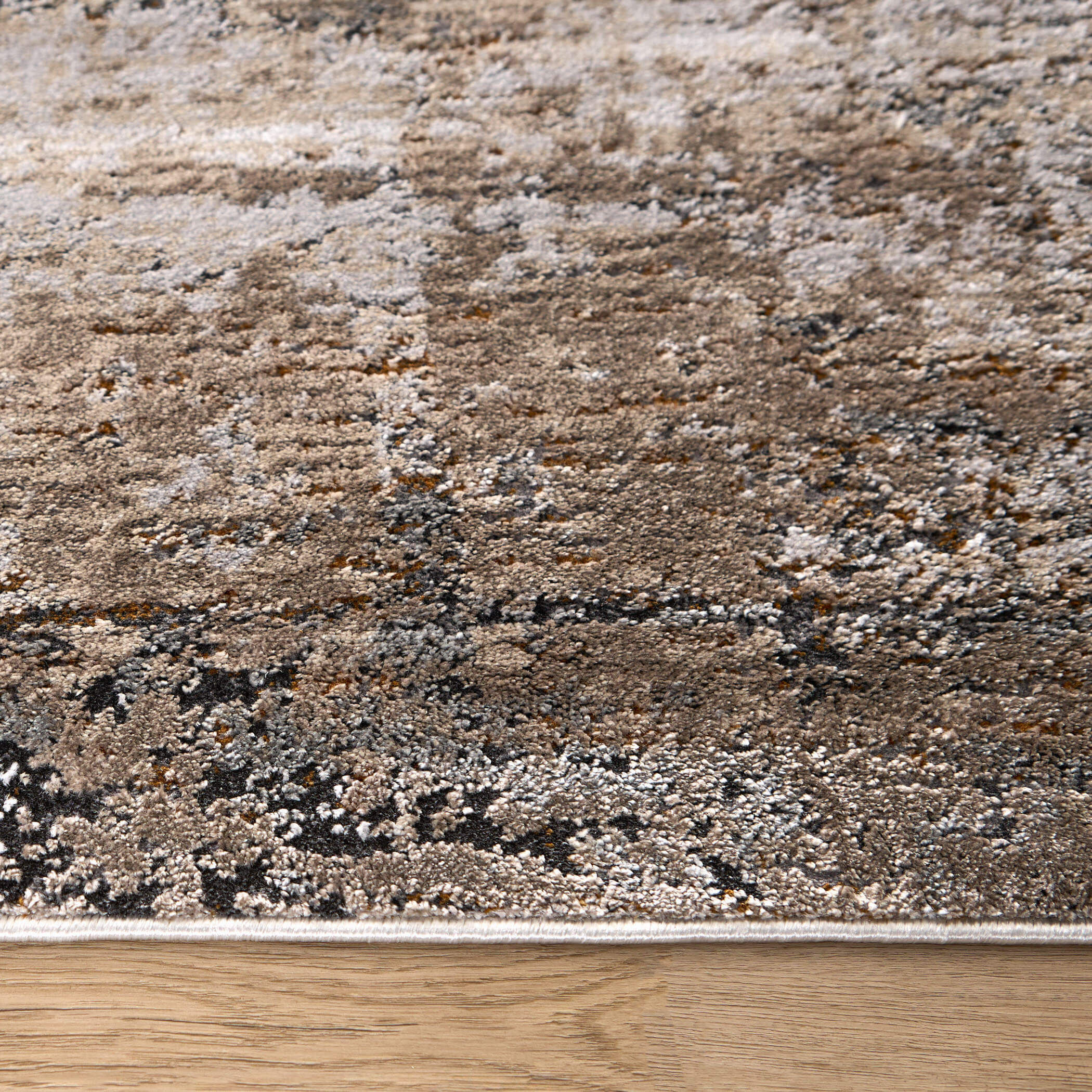 Hadim 130 X 94 inch Black/Grey Rug in 8 x 11