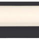 Brink LED 24 inch Black Bath Vanity & Wall Light in 3000K, dweLED
