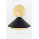 Marnie 1 Light 8 inch Aged Brass Wall Sconce Wall Light