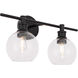 Collier 2 Light 19 inch Black Wall sconce Wall Light