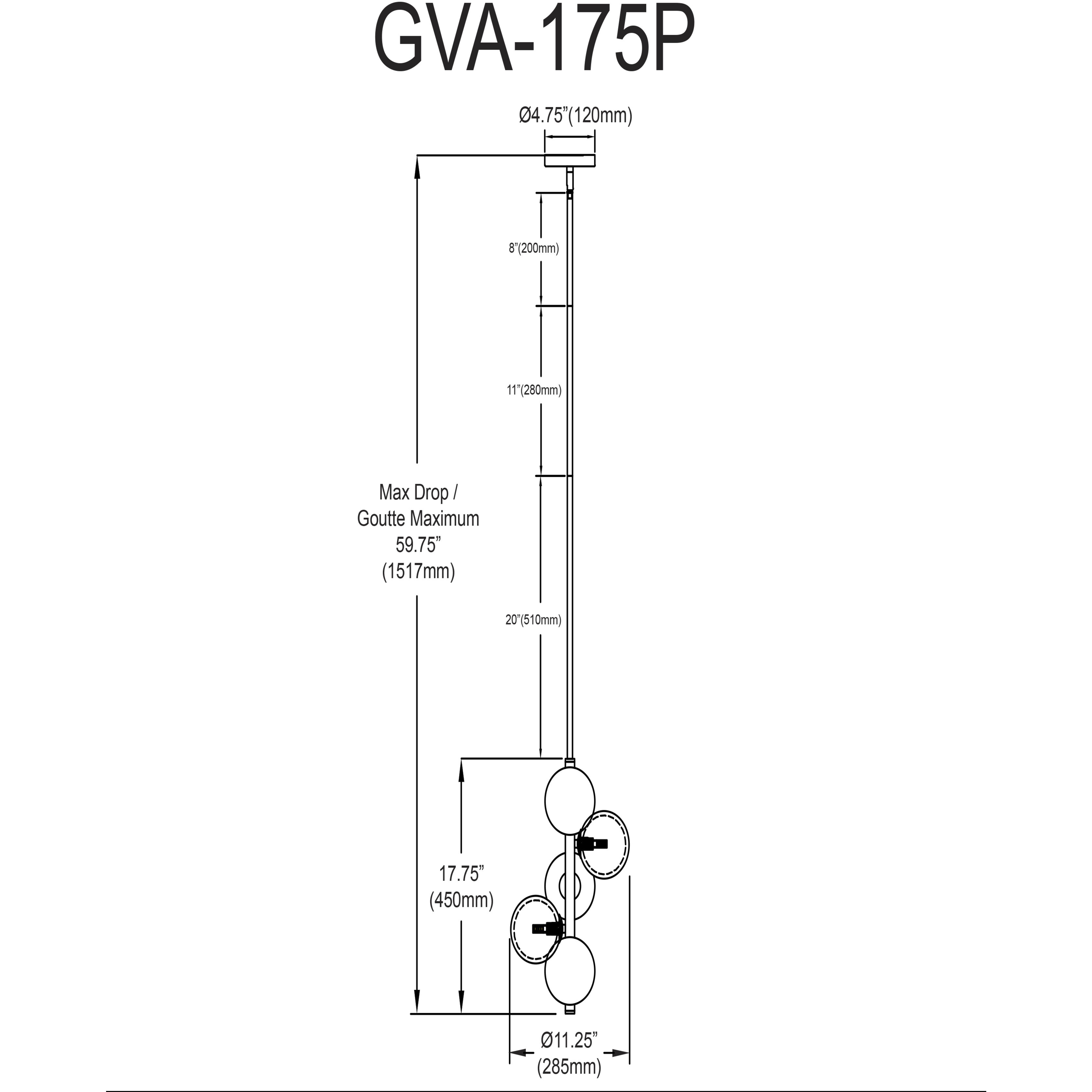 Giovanna LED 10.5 inch Aged Brass Pendant Ceiling Light