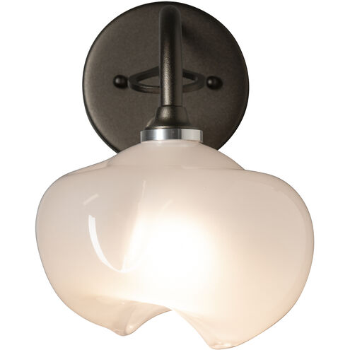 Ume 1 Light 5.9 inch Oil Rubbed Bronze Long-Arm Sconce Wall Light in Frosted, Long-Arm