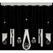 Aria 14 Light 60 inch Silver Pendant Ceiling Light